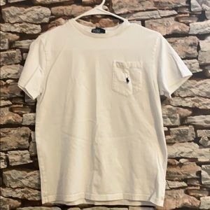 Polo Ralph Lauren Boys 10/12 White T w/pocket